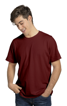 kaos polos maroon